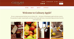 Desktop Screenshot of culinaryapple.com