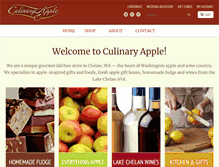 Tablet Screenshot of culinaryapple.com